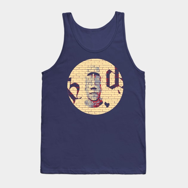 Easter Island statue reverse Tank Top by qzizdesigns